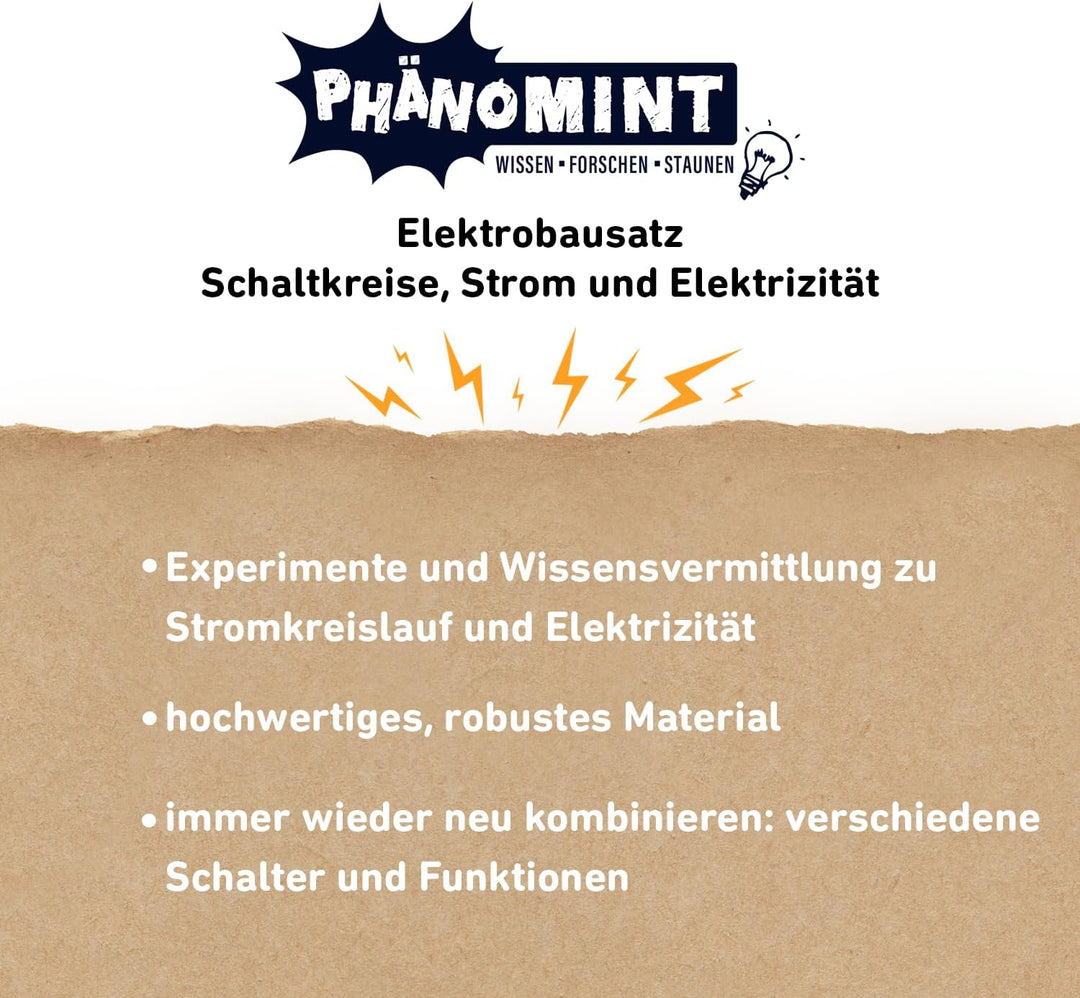 Moses. PhänoMINT Die grosse Box der Experimente rund um Schaltkreise, Strom und Elektrizität, Elektr