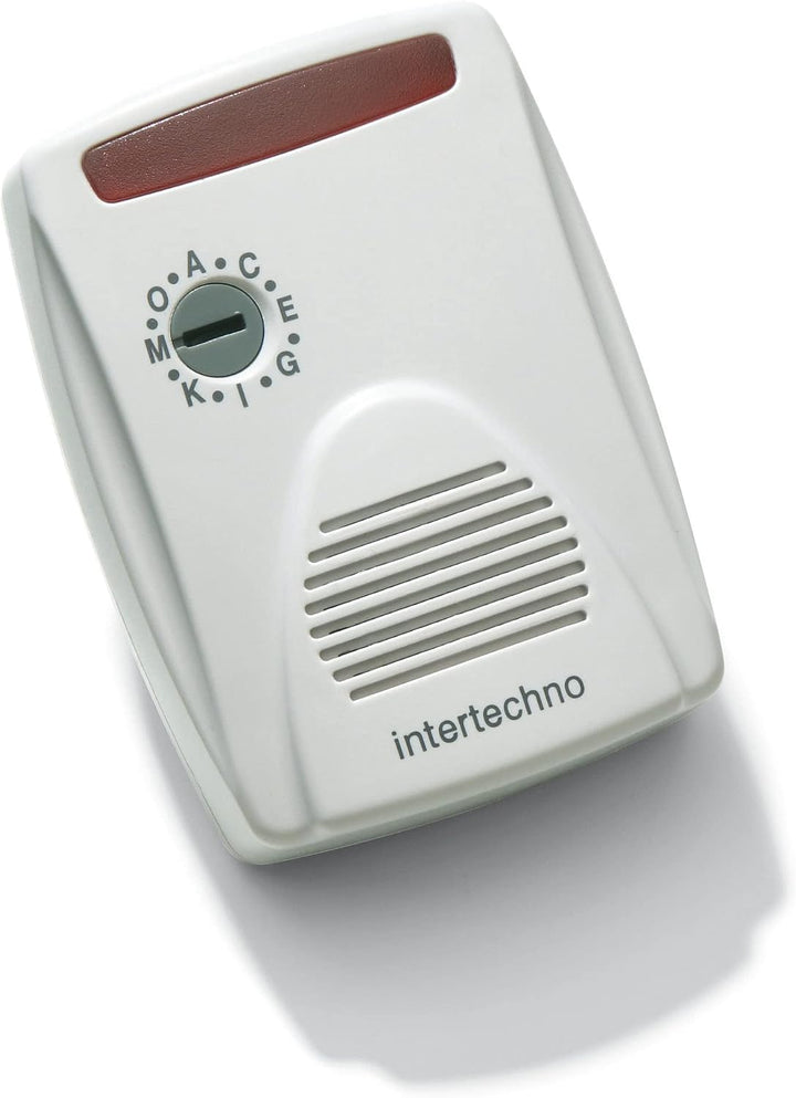 Intertechno ML-7100 Funk-Gong Set mit rotem Blinklicht
