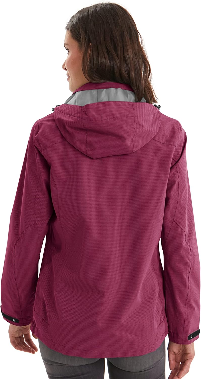 Killtec Damen Inkele Funktionsjacke Mit Abzippbarer Kapuze 42 dunkelrose, 42 dunkelrose