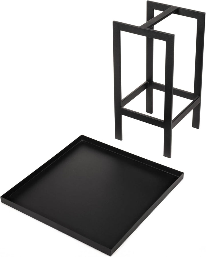 Kapaga - Untergestell für Holzkörbe oder Kaminholzregal 45x45 cm, Sockel für Kamin, Brennholzständer