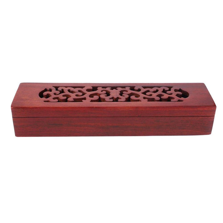 Räucherbox, Räucherstäbchen Box, Räucherkiste Vietnam Nanmu Halter für Räucherstäbchen Buddhist Supp