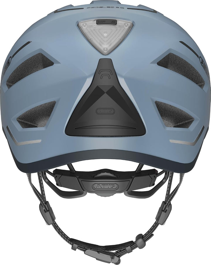 ABUS Stadthelm Pedelec 2.0 - Fahrradhelm mit Rücklicht und Regenhaube - für den Stadtverkehr - für D
