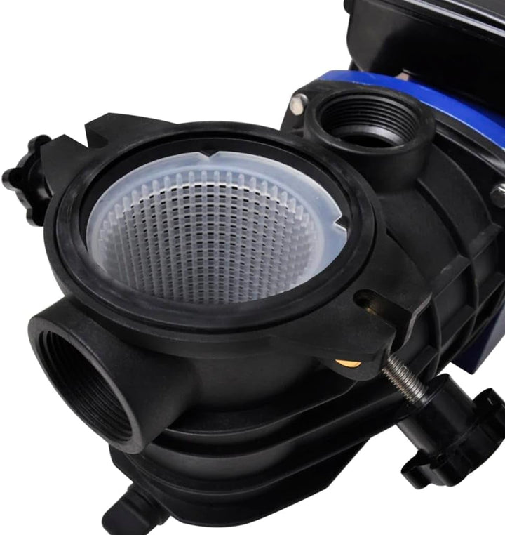 vidaXL Schwimmbadpumpe 500W Elektronik Pumpe Umwälzpumpe Poolpumpe Filterpumpe 9000 l/h, 9000 l/h