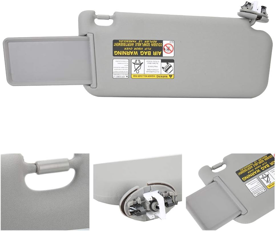 Sonnenblende, Linke Fahrerseite Sonnenblende 74320-42501-B2 für RAV4 2006-2009 (grau)