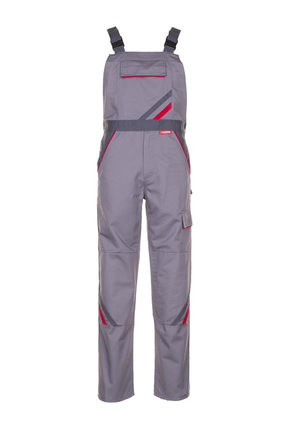 Planam Highline Herren Latzhose Zink Schiefer rot Modell 2331 Grösse 66 zink/schiefer 66, zink/schie