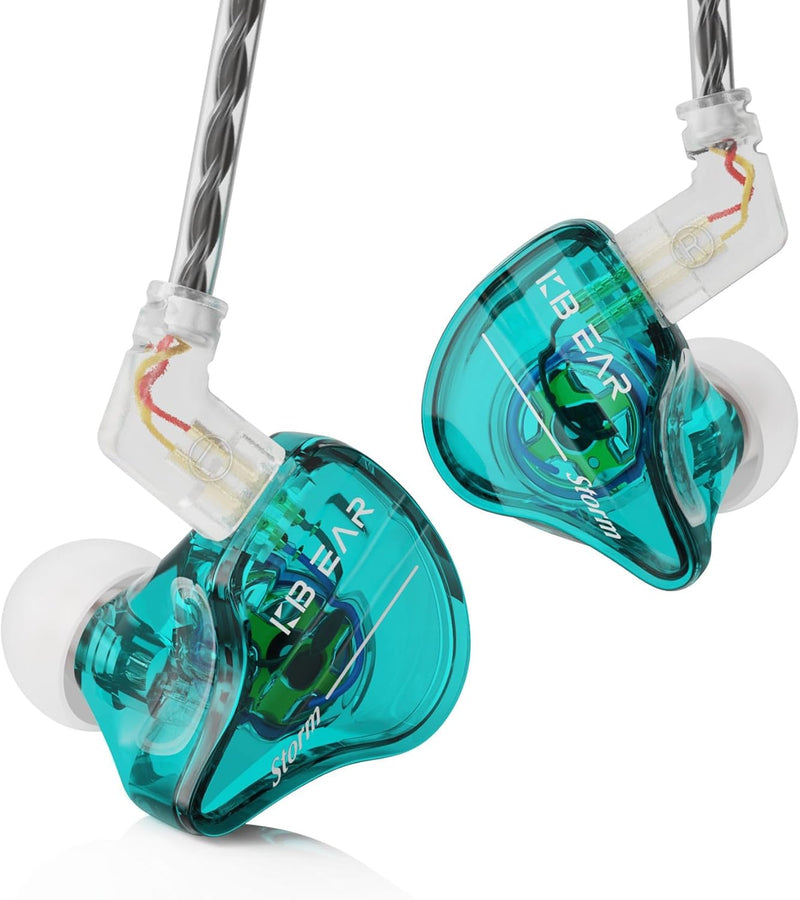 keephifi KBEAR Storm In Ear Monitor Kopfhörer für Sänger und Musiker, 10 mm starker magnetischer dyn