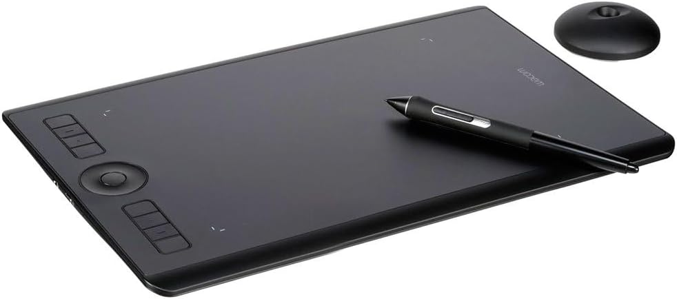 Wacom Intuos Pro Stifttablett Grösse M, Grafiktablett (inkl. Pro Pen 2 Eingabestift mit verschiedene