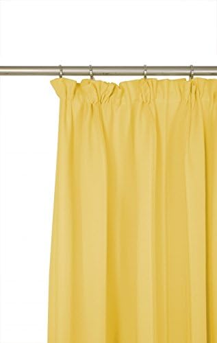 Wirth Fertigschal Felsted mit Kräuselband, Polyester, Gelb, 180 x 132 cm Gelb 180 x 132 cm, Gelb 180