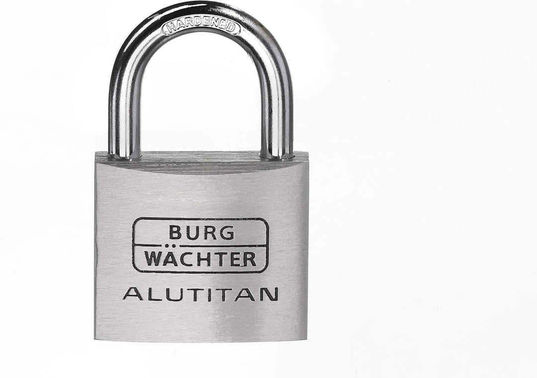BURG-WÄCHTER 3er-Set Vorhängeschloss mit Schlüssel, Gleichschliessend & Sicherheitskabel mit Ösen, U