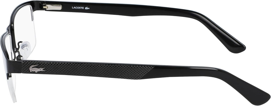 Lacoste Unisex Lacoste Brille Sunglasses (1er Pack) 54-17 Schwarz (Matte Black), 54-17 Schwarz (Matt