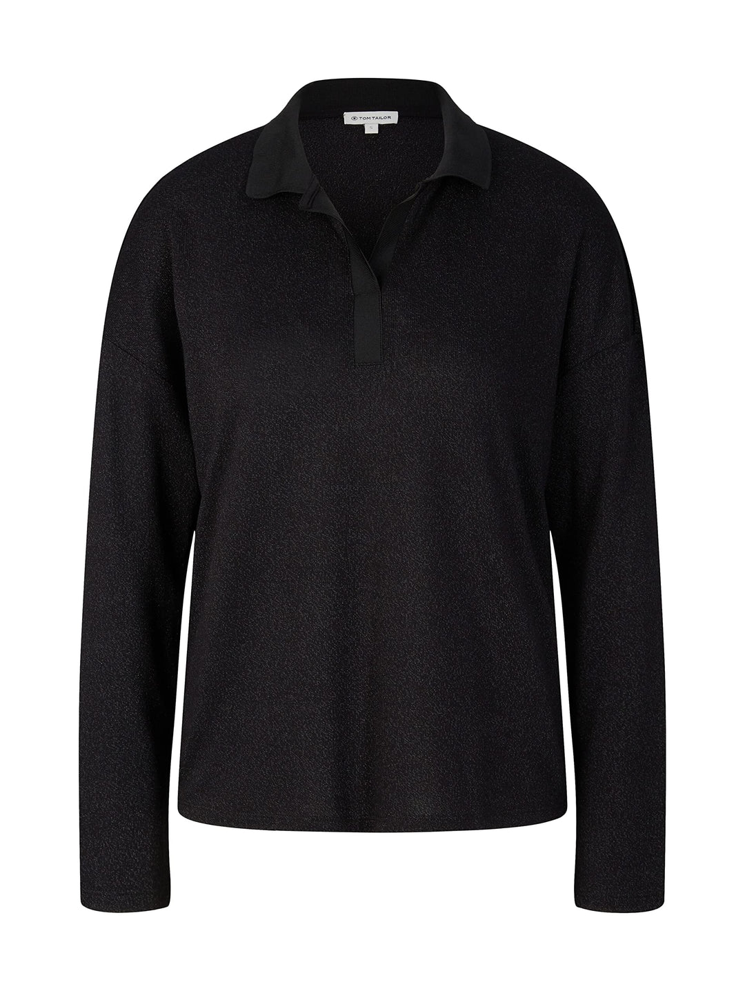 TOM TAILOR Damen Longsleeve Poloshirt, XXS