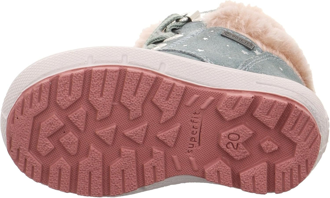 Superfit Mädchen Groovy Warm Gefütterte Gore-tex Schneestiefel 23 EU Schmal Hellgrün 7510, 23 EU Sch