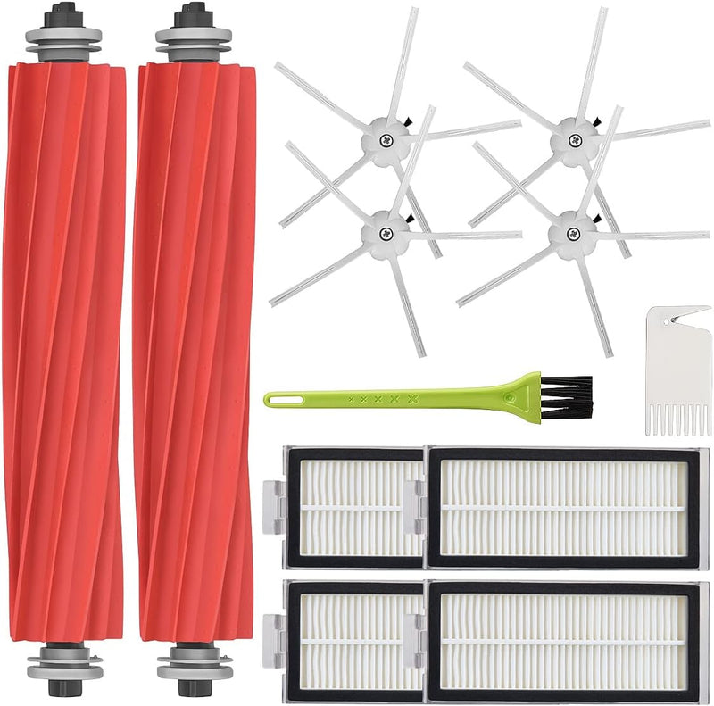 DrRobor Ersatzteile Zubehör für Roborock Q7 / Q7Max / Q7 Max Plus/ Q7 Max+ mit Hauptbürste, HEPA Fil