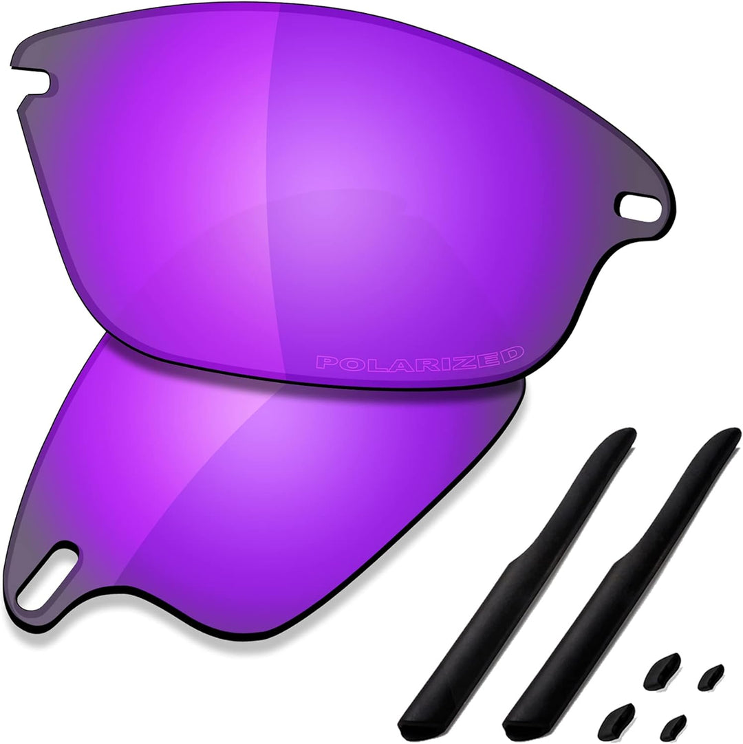Saucer Premium Ersatzgläser für Oakley Fast Jacket OO9097 Sonnenbrillen High Defense - Violet Purple