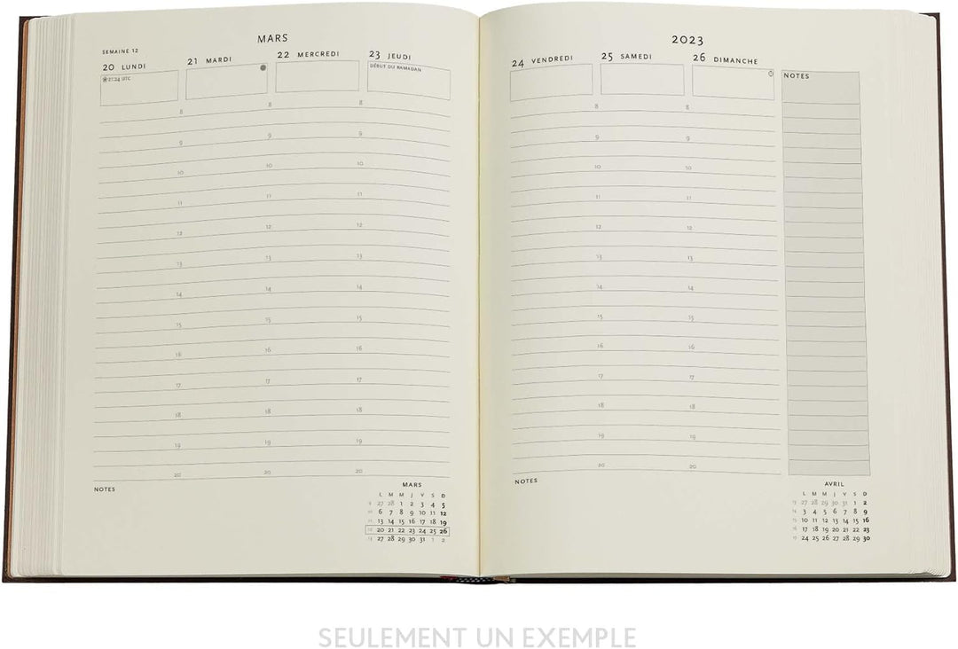 Paperblanks Terminplaner 12 Monate 2023 Arabica | VSO | Ultra (180 × 230 mm)