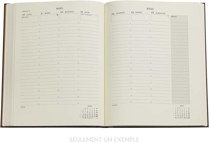 Paperblanks Terminplaner 12 Monate 2023 Arabica | VSO | Ultra (180 × 230 mm)