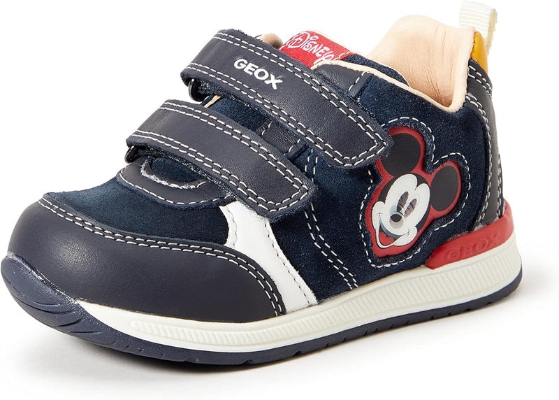 Geox Baby-Jungen B Rishon Boy B Erste Schritte 18 EU Navy White, 18 EU Navy White