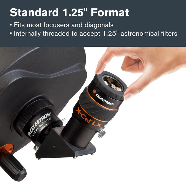 Celestron X-Cel LX Serie – 1,25'' Okular, 18 mm, 18 mm