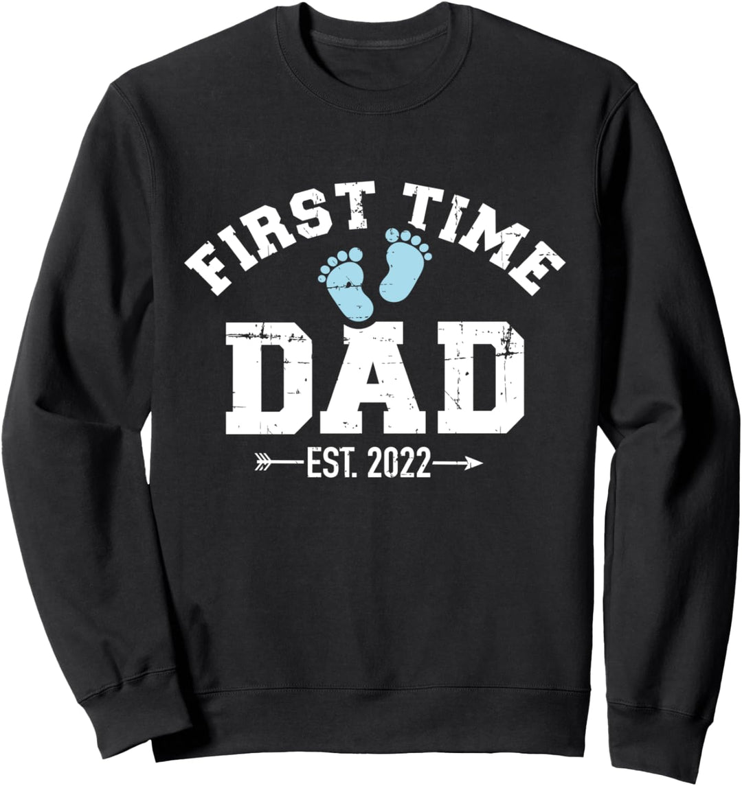 Zum ersten Mal Papa 2022 Schwangerschaft verkünden Sweatshirt