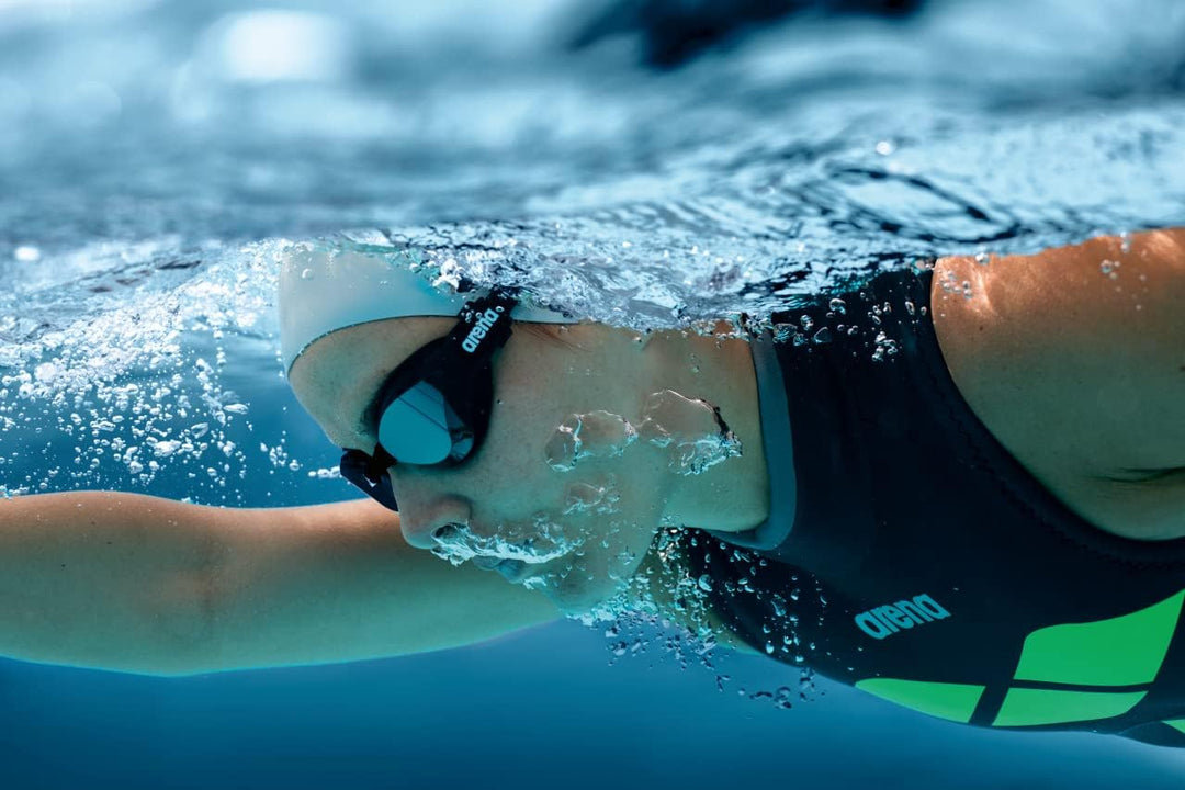 ARENA Unisex Cobra Tri Swipe Mr Schwimmbrille (1er Pack) Einheitsgrösse Silver-Army, Einheitsgrösse