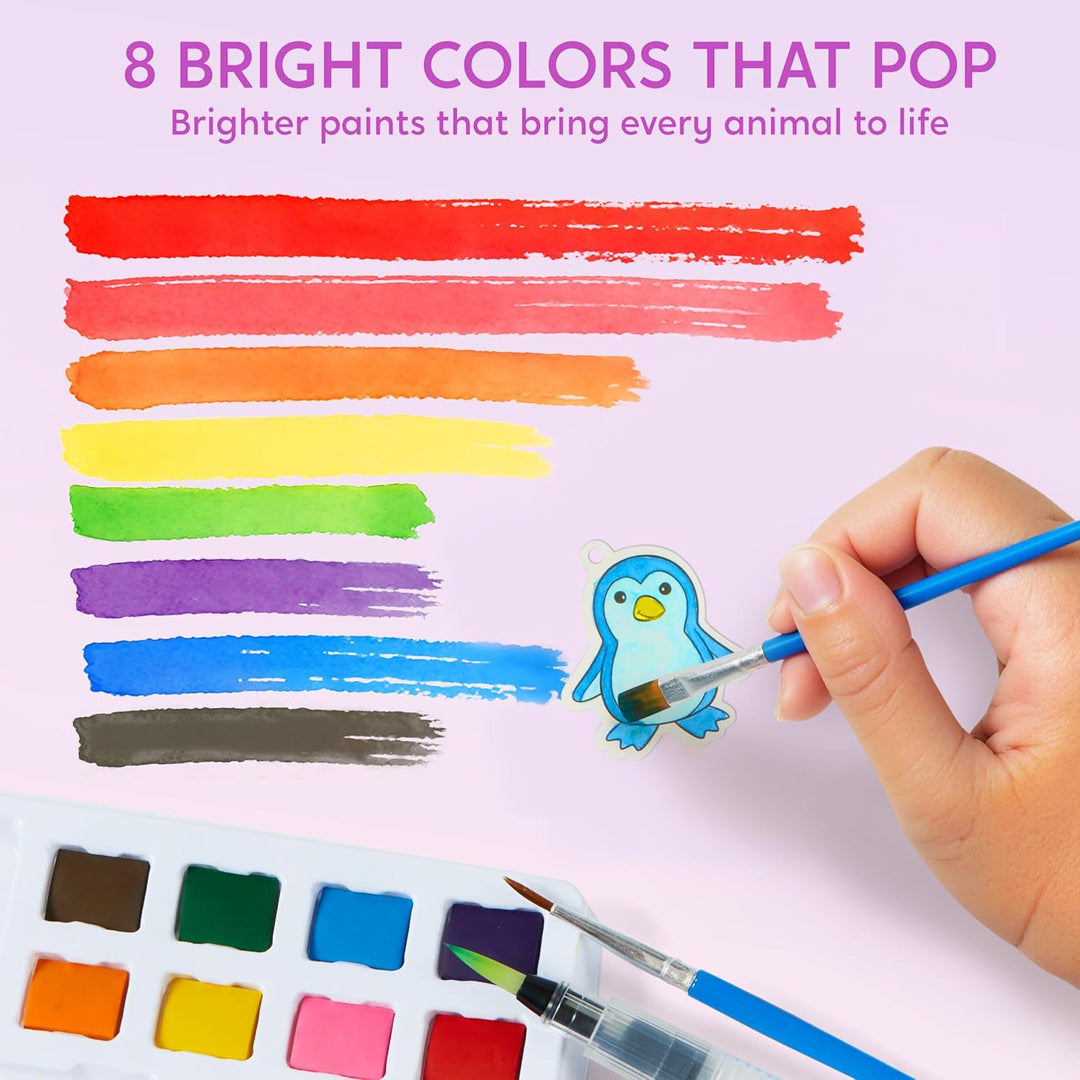 Klever Kits Aquarell-Malsets für Kinder ab 3 Jahren, Malbücher für Kleinkinder, Bastelspielzeug, Geb