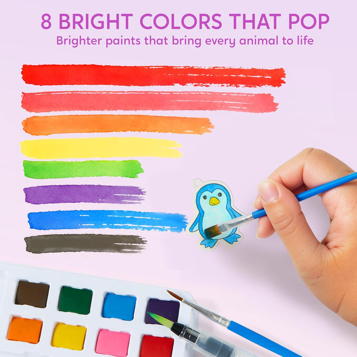 Klever Kits Aquarell-Malsets für Kinder ab 3 Jahren, Malbücher für Kleinkinder, Bastelspielzeug, Geb