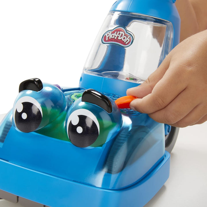 Play-Doh Zoom Zoom Vacuum and Clean Up Set mit 2 Dosen Knete und Zubehör, Bastel-Set als Weihnachtss