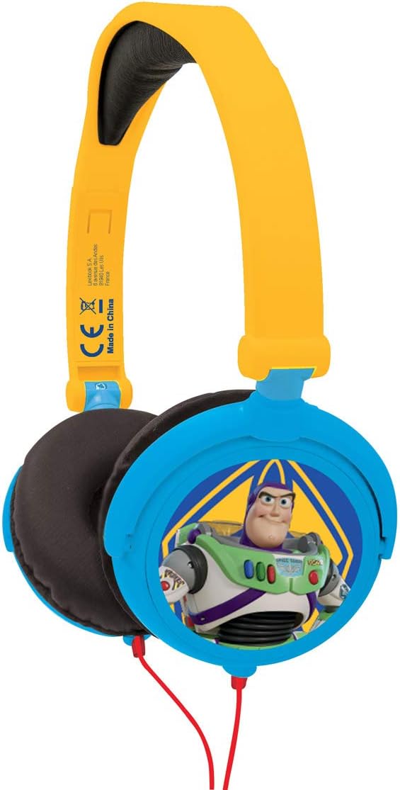 Lexibook Disney Toy Story 4, Woody, Buzz & Forky, Stereokopfhörer, kinderfreundliche Kraft, faltbar