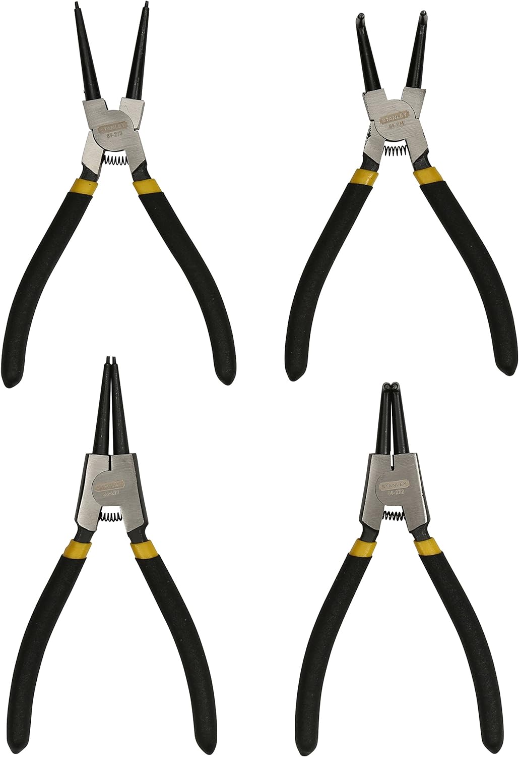 Stanley STMT1-74180 Modul Zangen-Set (für Sicherungsringe, Teil des Transmodul Systems, 4-teilig, wä