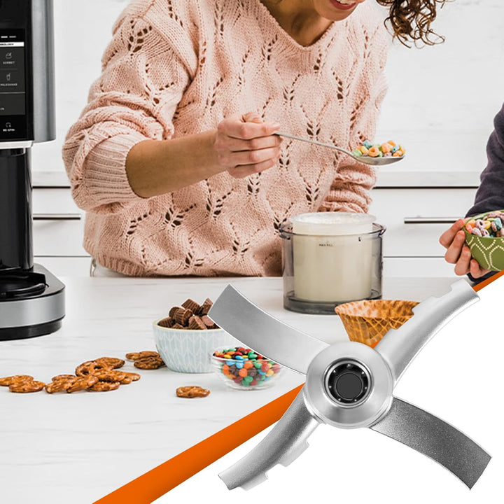 Ersatz-Paddelklinge kompatibel mit Ninja Ice Creami Makers NC300 Serie, Edelstahl-Mischklinge für Ni