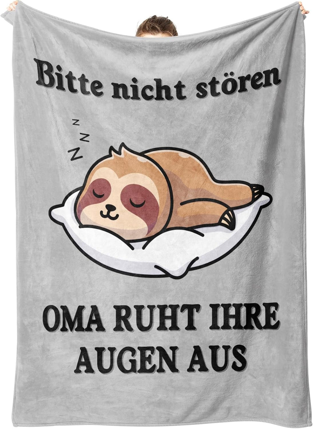 Niyewsor Oma Geschenke zum Geburtstag Weihnachten, Flanelldecke - Geschenke für Oma, Beste Oma Gesch