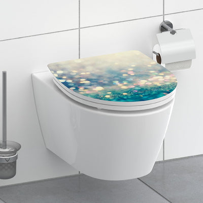 Schütte WC-Sitz MAGIC LIGHT mit Absenkautomatik, Toilettendeckel mit Motiv und Schnellverschluss für