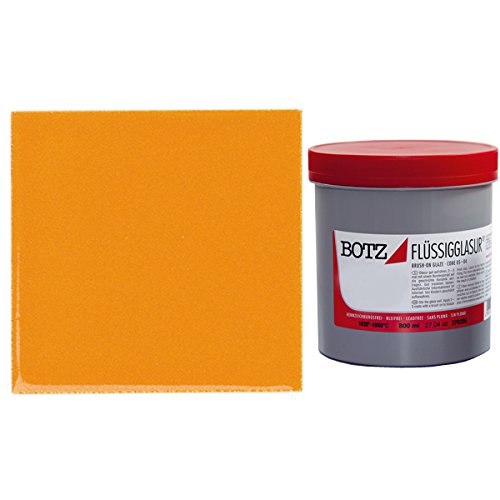 NEU Botz-Flüssig-Glasur. 200ml. Kürbisorange