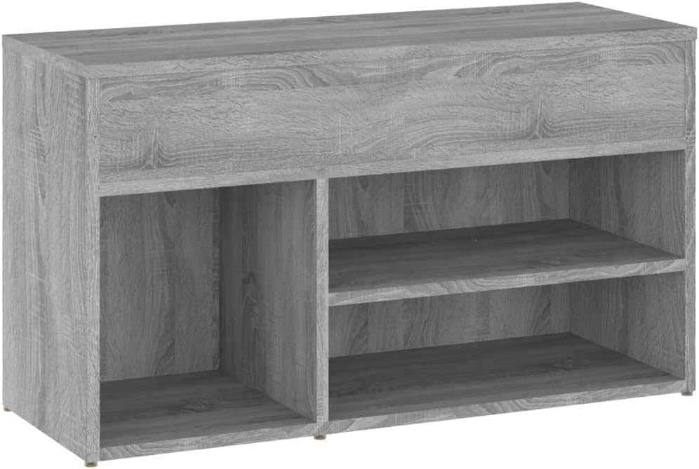 vidaXL Schuhbank, Schuhschrank mit viel Stauraum, Schuhregal für Flur Eingangsbereich, Sitzbank Flur
