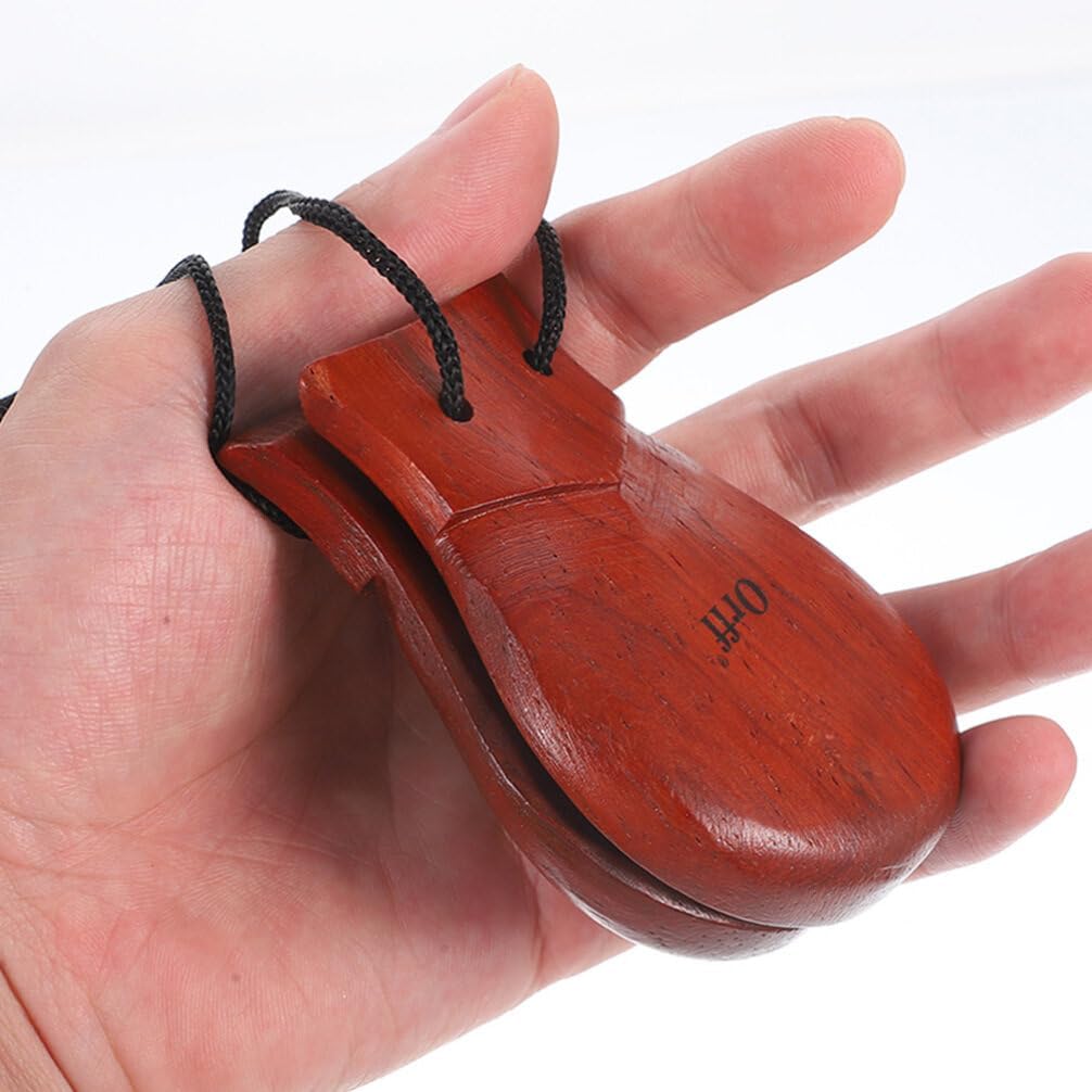 VALICLUD Spanische Kastagnetten Für Erwachsene Musikinstrument Traditionelles Spanisches Finger-Flam