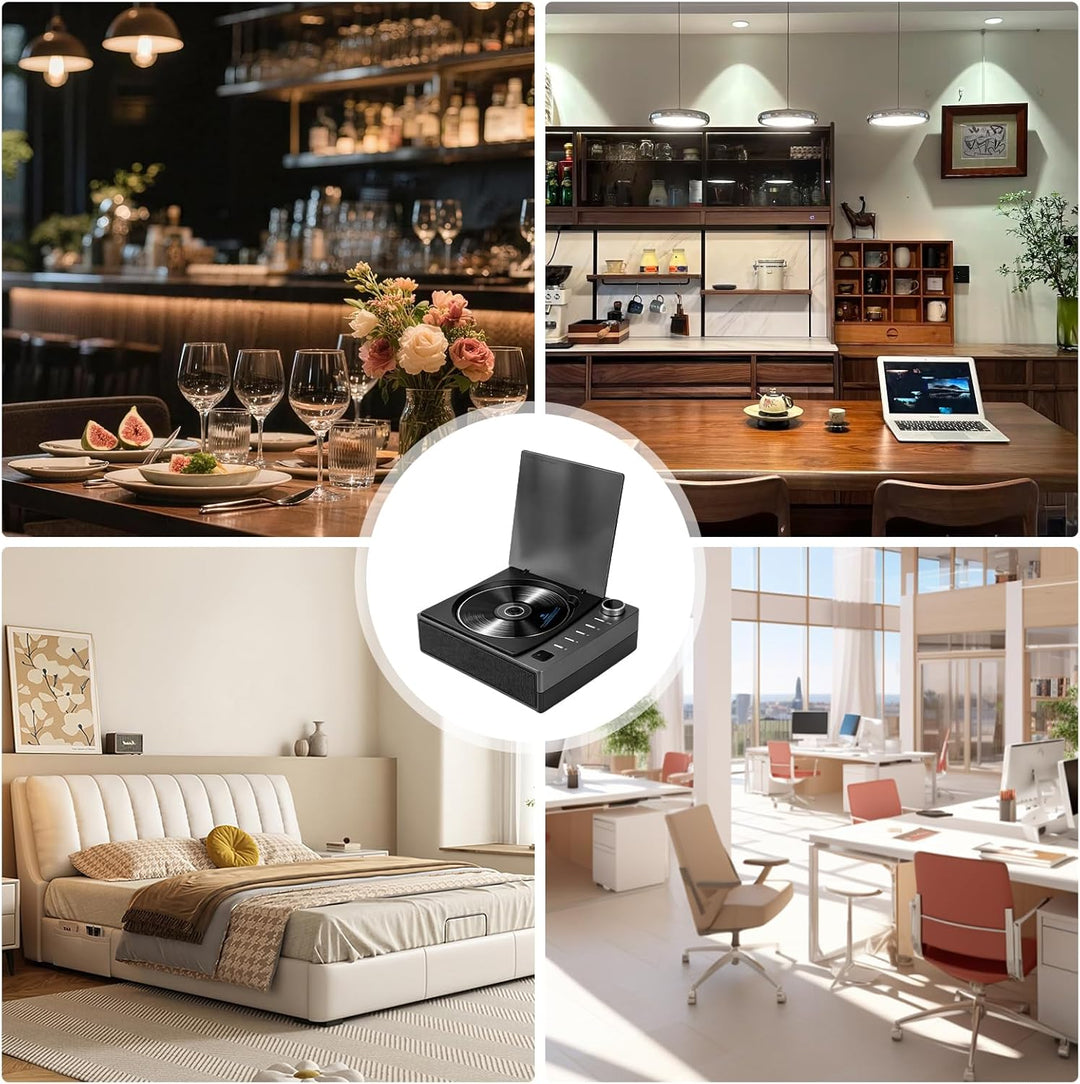 CD Player Tragbar mit Bluetooth 5.1, CD-Player mit Lautsprecher Fernbedienung Wiederaufladbar CD Spi