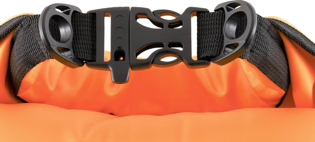 Cressi Glide Pro Swim Buoy - 28 L, Orange - Gut Sichtbare Aufblasbare Signalboje - Mit Trockenfach &