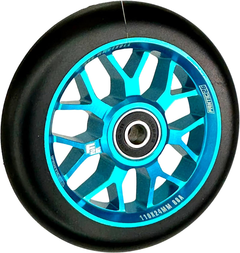 Fantic26 Spy7 Stunt Scooter Rolle I Trick I Tret I Kinder I Roller I Wheel I 110mm I ABEC 11 I Schne