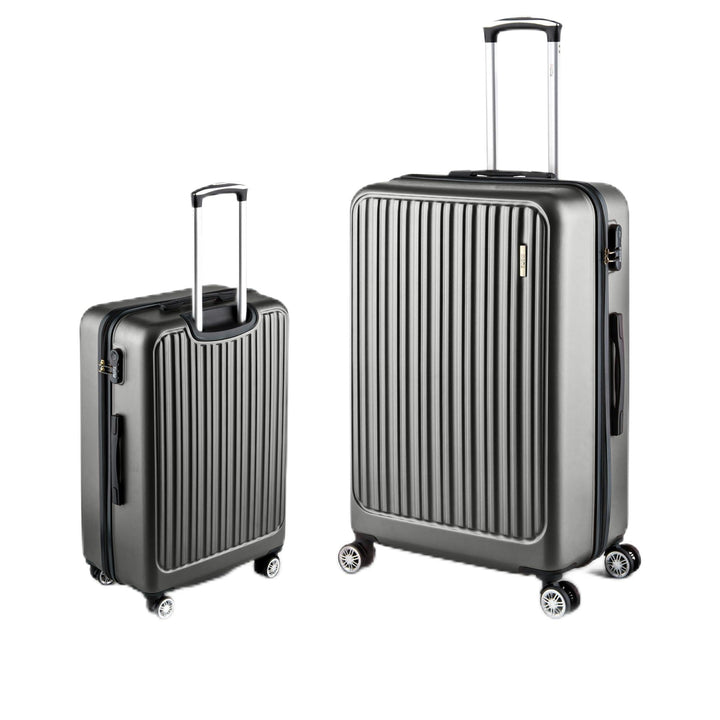 ABS Hartschalenkoffer - Ergonomisch & Sicher - Mittelgrosser Trolley Koffer mit 360° Rädern, Zahlen-