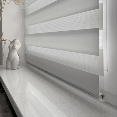 Home-Vision® DuoRollo Klemmfix, Doppelrollo ohne Bohren mit Klämmträgern, Rollos für Fenster und Tür