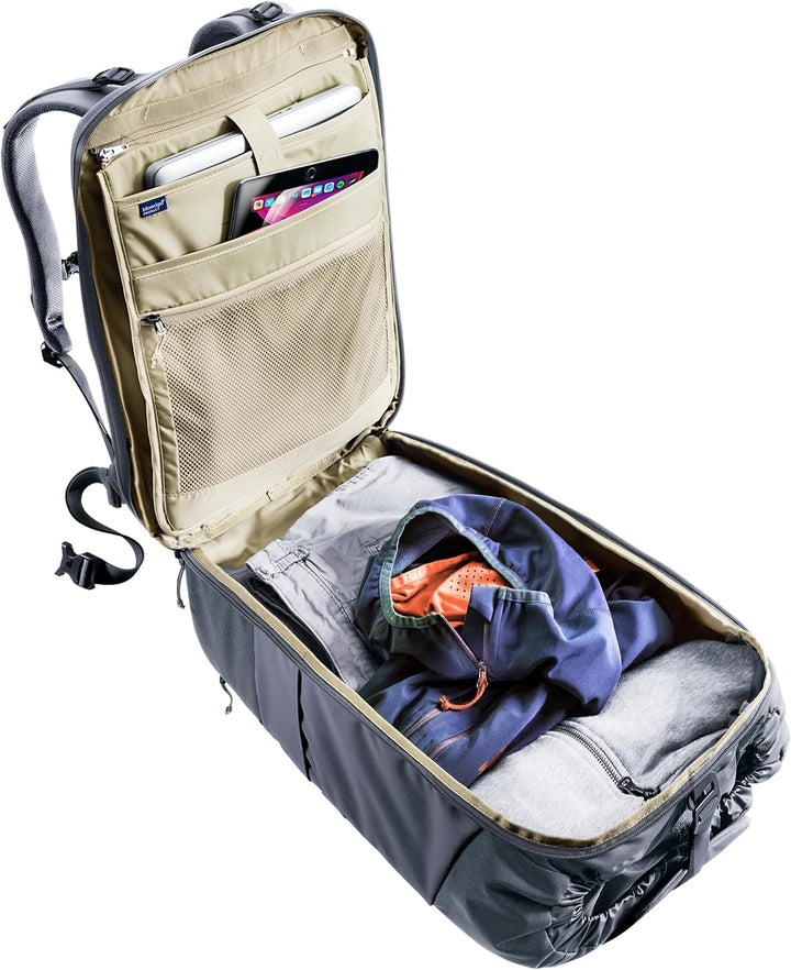 deuter Utilion 34+5 Rucksack mit Schuhfach Schwarz Einheitsgrösse, Schwarz Einheitsgrösse