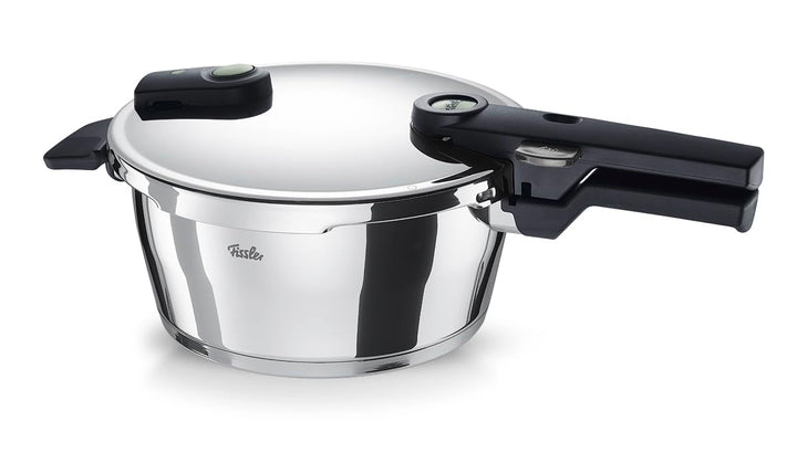 Fissler Vitaquick® Elemental Schnellkochtopf 3,5 L (Ø 22 cm) salbeigrün – Made in Germany, kompakt,