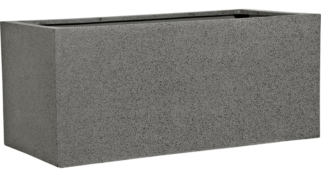 Casa Mina Pflanzkübel gross aussen - Fiberglas Blumenkübel Rechteckig 77x37x37cm - Premium Pflanzgef