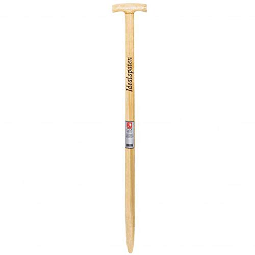 IDEAL Idealspaten 65011172 T-Stiel-Esche mit Beschlag/Kappe 85 cm, hell braun, 40 x 25 x 15 cm