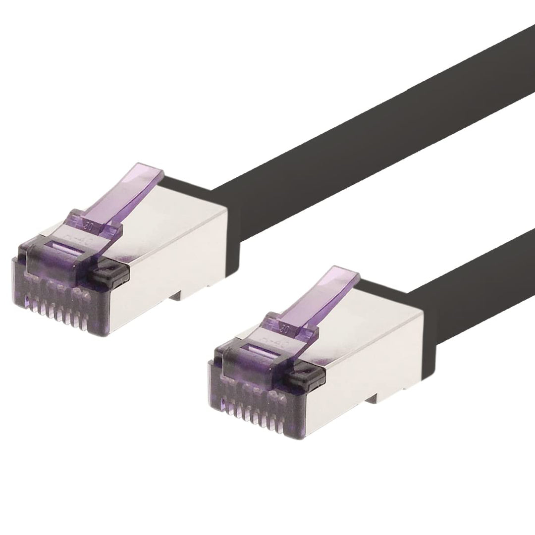1aTTack.de - 50m - CAT6a Superflex- Ethernet Gigabit LAN Netwerkkabel RJ45 CAT6 A Patchkabel 10000 M