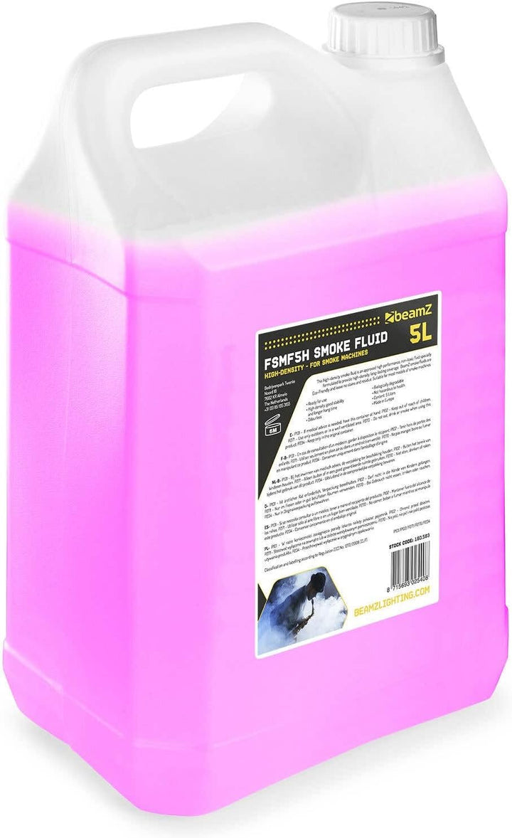 BeamZ F1600 Pro Fazer Nebelmaschine 1600W im Flightcase mit 10 Liter Nebelfluid – Profi Hazer/Rauchm