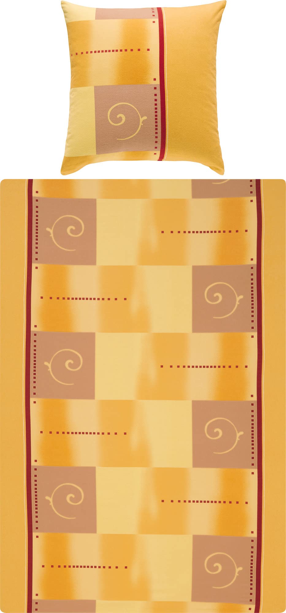 Erwin Müller Bettwäsche, Bettgarnitur Single-Jersey - 100% Baumwolle, pflegeleicht, bügelleicht, mit