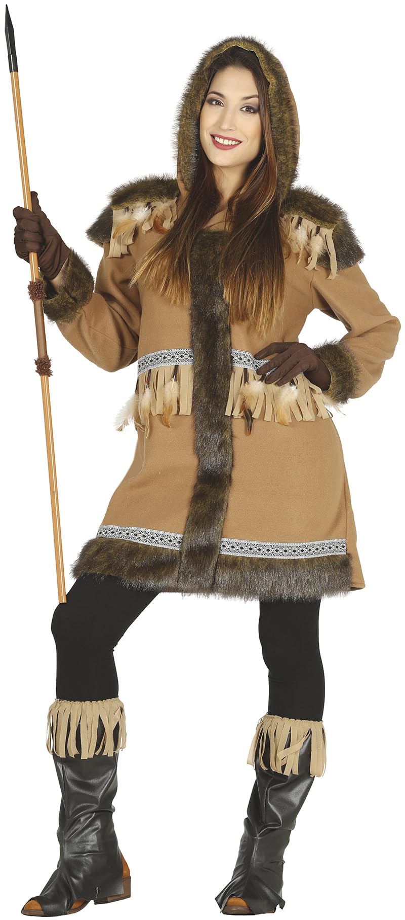 FIESTAS GUIRCA, S.L. Eskimo Kunsthaar Kostüm für Damen M