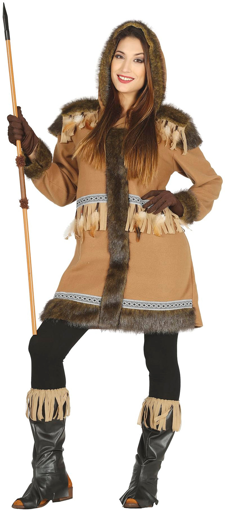FIESTAS GUIRCA, S.L. Eskimo Kunsthaar Kostüm für Damen M