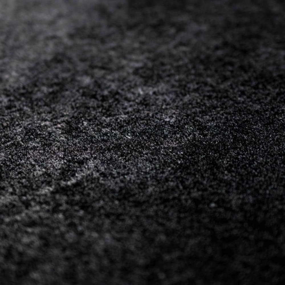 Teppich-Traum Badezimmerteppich mit weichem Flor | Badezimmer Flokati waschbar | in schwarz, Grösse